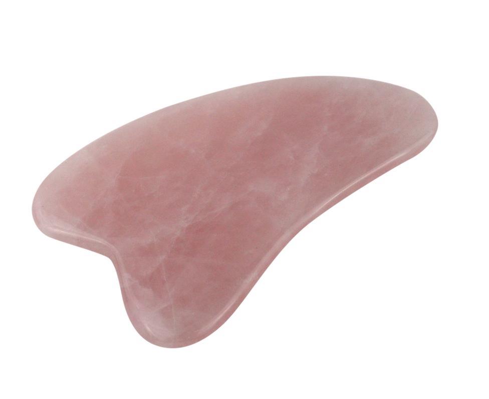 Rose Quartz Gua Sha Wrinkle Eraser - GIA Certified