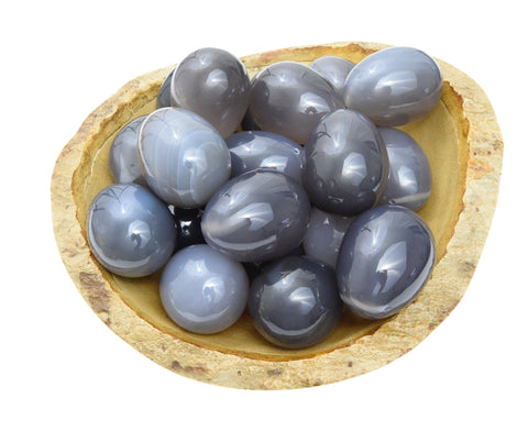 Agate Yoni Eggs - GIA Certified