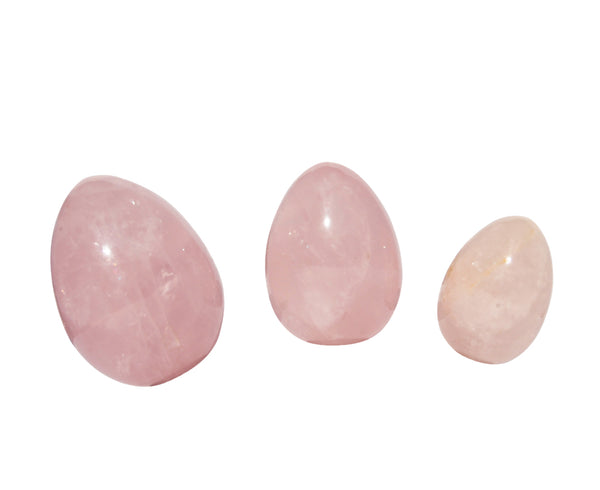 Rose Quartz Yoni Eggs - GIA Certified