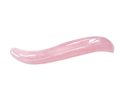 rose quartz yoni wand