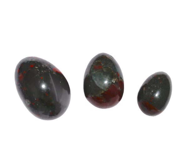 Bloodstone Yoni Eggs - GIA Certified