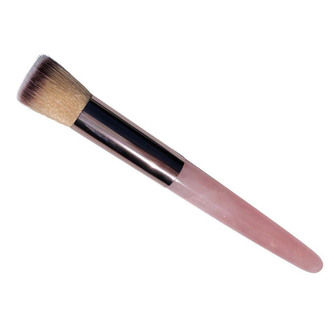 Rose Quartz Make Up Brush | Stippling Foundation