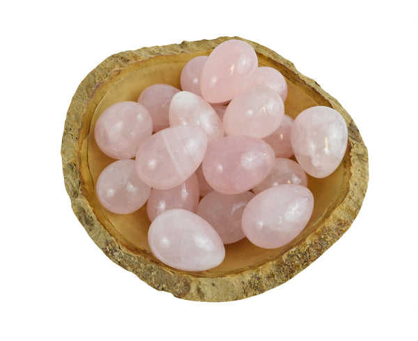 Rose Quartz Yoni Eggs - GIA Certified